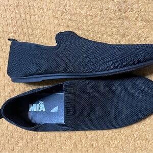 MIA Black Loafers Slip-On Comfort